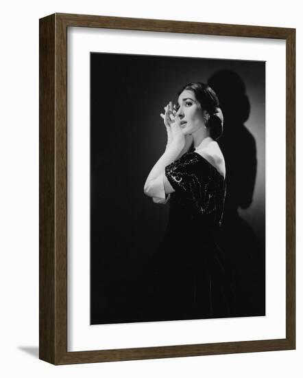 Maria Callas as Violetta in La Traviata-Houston Rogers-Framed Photographic Print