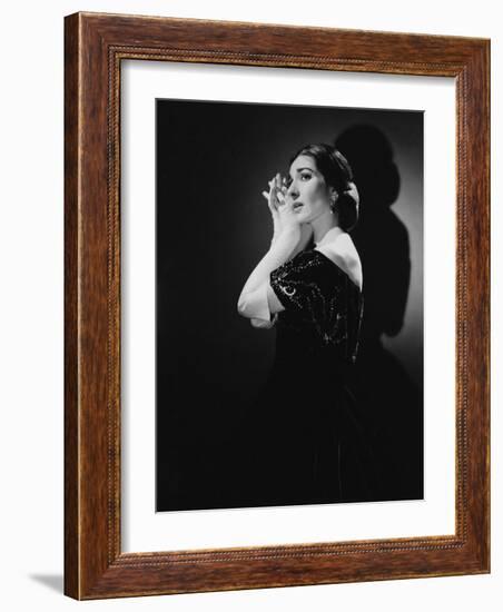 Maria Callas as Violetta in La Traviata-Houston Rogers-Framed Photographic Print