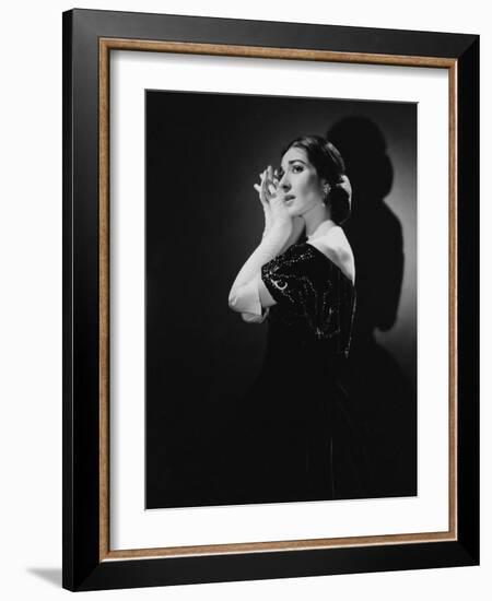 Maria Callas as Violetta in La Traviata-Houston Rogers-Framed Photographic Print