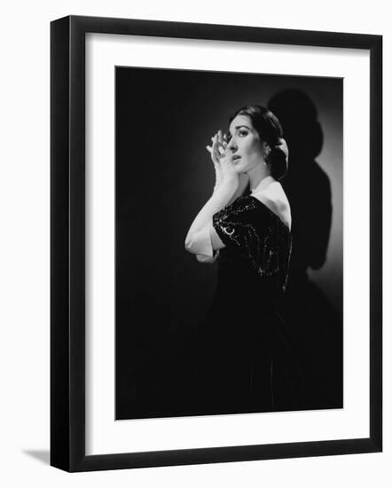 Maria Callas as Violetta in La Traviata-Houston Rogers-Framed Photographic Print