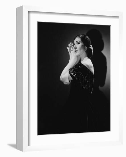 Maria Callas as Violetta in La Traviata-Houston Rogers-Framed Photographic Print