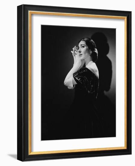 Maria Callas as Violetta in La Traviata-Houston Rogers-Framed Photographic Print
