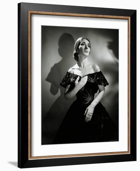 Maria Callas as Violetta in La Traviata-Houston Rogers-Framed Photographic Print