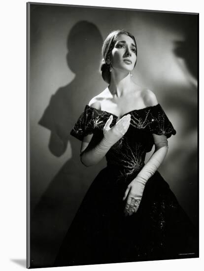 Maria Callas as Violetta in La Traviata-Houston Rogers-Mounted Photographic Print