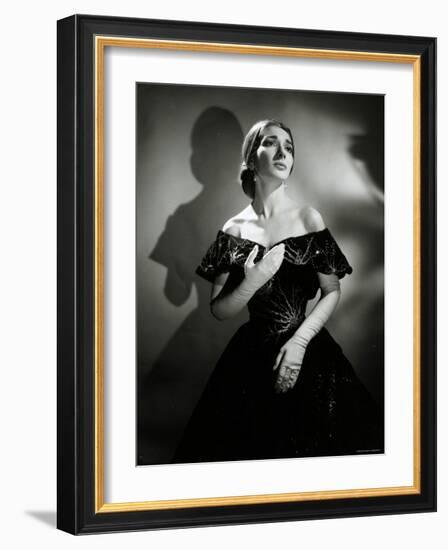 Maria Callas as Violetta in La Traviata-Houston Rogers-Framed Photographic Print