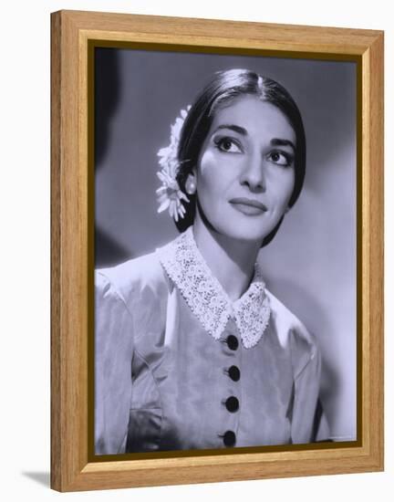 Maria Callas, December 2, 1923 - September 16, 1977, the Most Renowned Opera Singer of the 1950s-Houston Rogers-Framed Premier Image Canvas