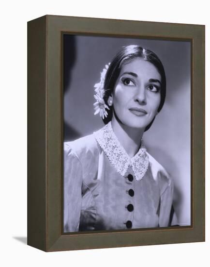 Maria Callas, December 2, 1923 - September 16, 1977, the Most Renowned Opera Singer of the 1950s-Houston Rogers-Framed Premier Image Canvas