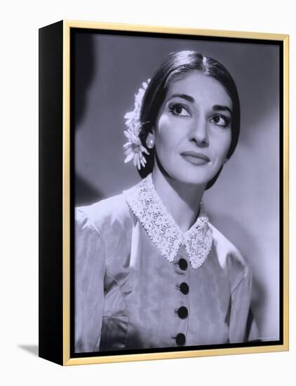 Maria Callas, December 2, 1923 - September 16, 1977, the Most Renowned Opera Singer of the 1950s-Houston Rogers-Framed Premier Image Canvas