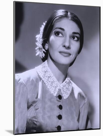 Maria Callas, December 2, 1923 - September 16, 1977, the Most Renowned Opera Singer of the 1950s-Houston Rogers-Mounted Photographic Print