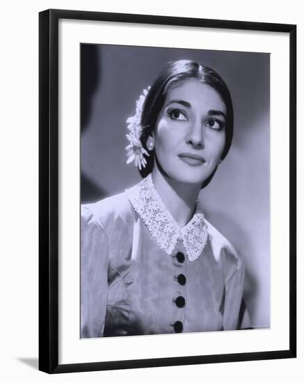 Maria Callas, December 2, 1923 - September 16, 1977, the Most Renowned Opera Singer of the 1950s-Houston Rogers-Framed Photographic Print