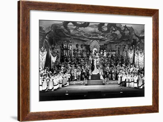 Maria Callas in 'turandot'-null-Framed Photographic Print