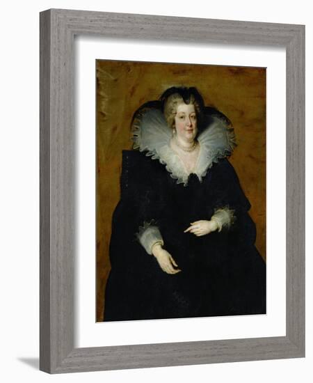 Maria De' Medici, Queen of France, Wife of Henry IV-Peter Paul Rubens-Framed Giclee Print
