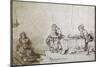 Maria et Martha-Rembrandt van Rijn-Mounted Giclee Print