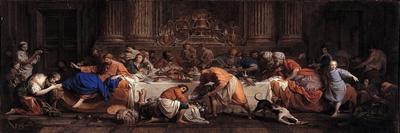 Feast in the House of Simon the Pharisee-Maria Felice Tibaldi-Subleyras-Framed Premier Image Canvas