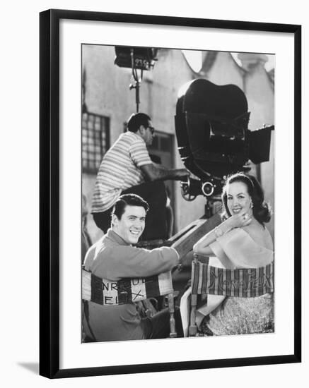 Maria Felix with Son Enrique Alviarez-Bill Ray-Framed Premium Photographic Print