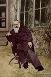 Johannes Brahms seated with-Maria Fellinger-Giclee Print