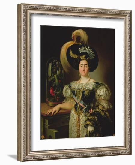 Maria Francisca De Braganca and Bourbon (Oil on Canvas)-Vicente Lopez y Portana-Framed Giclee Print