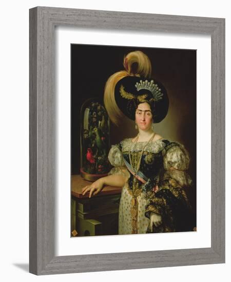 Maria Francisca De Braganca and Bourbon (Oil on Canvas)-Vicente Lopez y Portana-Framed Giclee Print