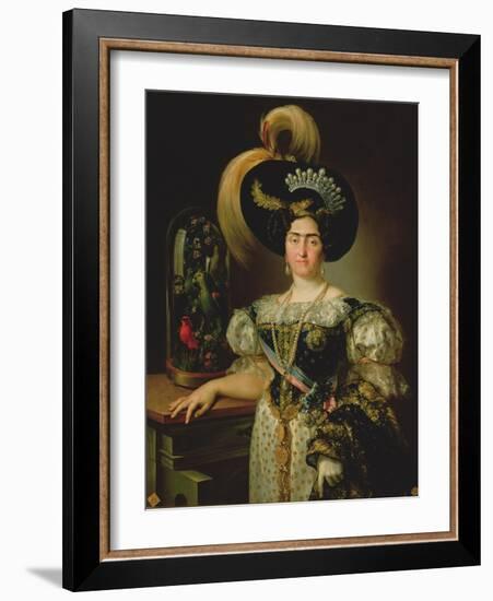 Maria Francisca De Braganca and Bourbon (Oil on Canvas)-Vicente Lopez y Portana-Framed Giclee Print