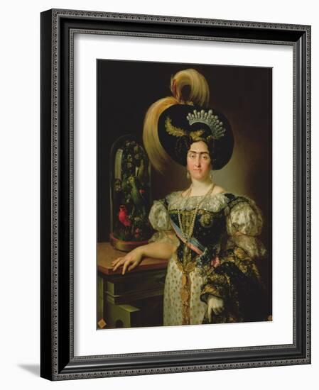 Maria Francisca De Braganca and Bourbon (Oil on Canvas)-Vicente Lopez y Portana-Framed Giclee Print