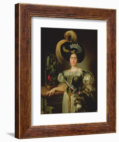 Maria Francisca De Braganca and Bourbon (Oil on Canvas)-Vicente Lopez y Portana-Framed Giclee Print