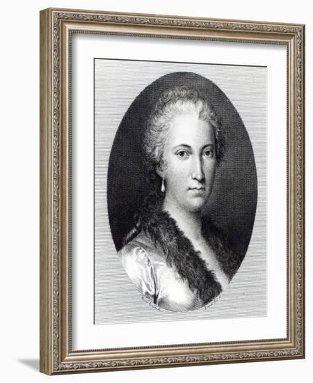 Maria Gaetana Agnesi-Italian School-Framed Giclee Print