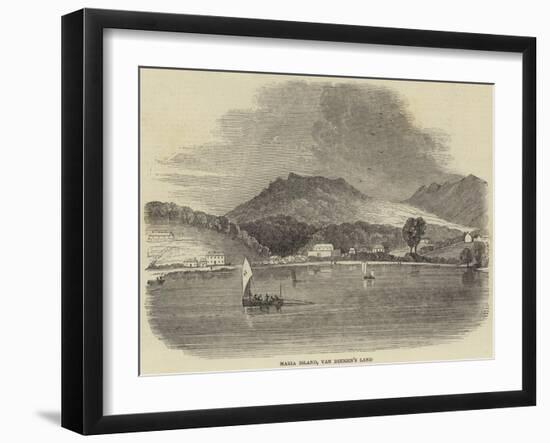 Maria Island, Van Diemen's Land-null-Framed Giclee Print