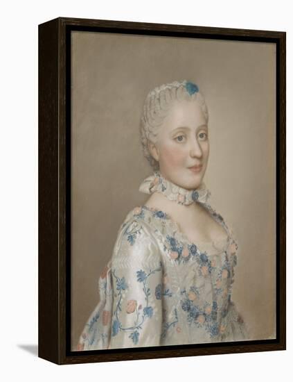 Maria Josepha of Saxony, Dauphine of France, 1749 (Pastel on Paper)-Jean-Etienne Liotard-Framed Premier Image Canvas