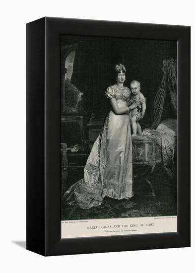 Maria Louisa and the King of Rome-Francois Gerard-Framed Premier Image Canvas