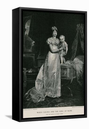 Maria Louisa and the King of Rome-Francois Gerard-Framed Premier Image Canvas