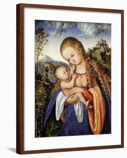 Maria Mit dem Kinde, um 1518-Lucas Cranach the Elder-Framed Giclee Print