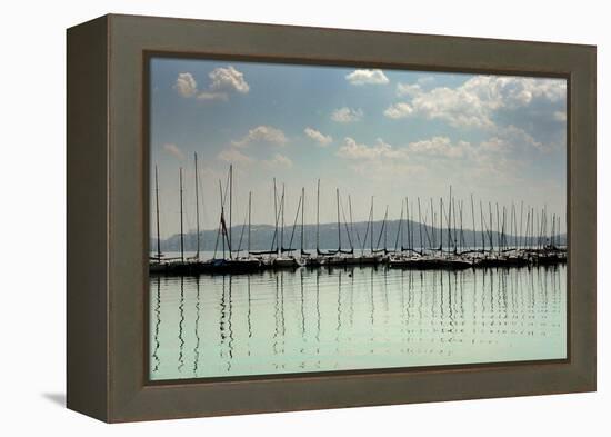 Maria on Lake Balaton Hungary-null-Framed Stretched Canvas