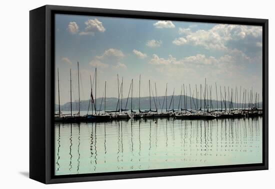 Maria on Lake Balaton Hungary-null-Framed Stretched Canvas