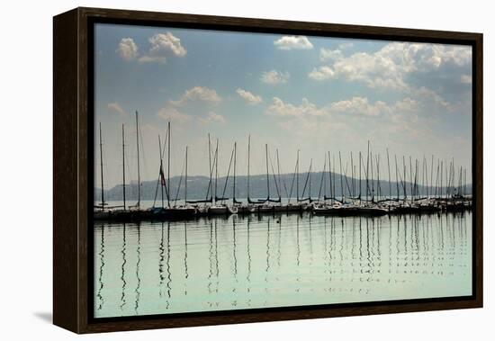 Maria on Lake Balaton Hungary-null-Framed Stretched Canvas