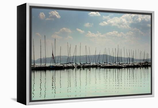 Maria on Lake Balaton Hungary-null-Framed Stretched Canvas