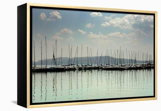 Maria on Lake Balaton Hungary-null-Framed Stretched Canvas