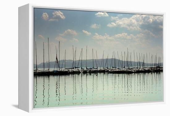 Maria on Lake Balaton Hungary-null-Framed Stretched Canvas