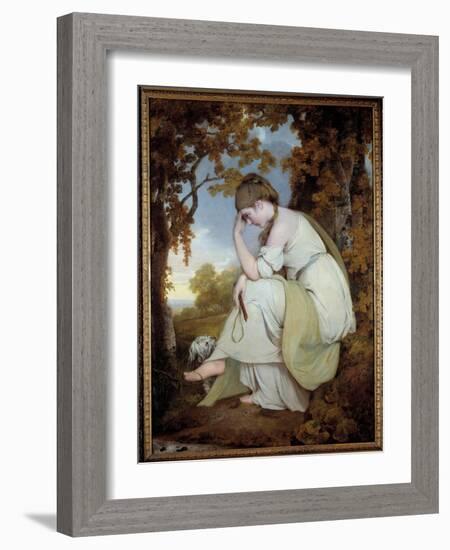 Maria Painting by Joseph Wright of Derby (1734-1797), 1784 Derby, Derby Museum-Joseph Wright of Derby-Framed Giclee Print