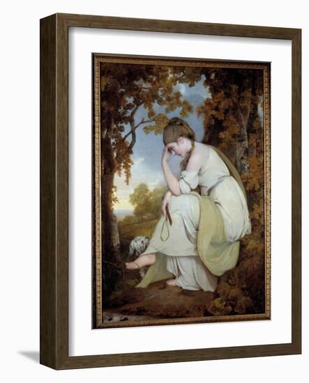 Maria Painting by Joseph Wright of Derby (1734-1797), 1784 Derby, Derby Museum-Joseph Wright of Derby-Framed Giclee Print