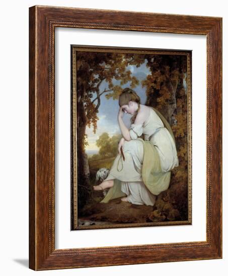 Maria Painting by Joseph Wright of Derby (1734-1797), 1784 Derby, Derby Museum-Joseph Wright of Derby-Framed Giclee Print