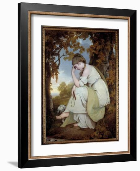 Maria Painting by Joseph Wright of Derby (1734-1797), 1784 Derby, Derby Museum-Joseph Wright of Derby-Framed Giclee Print