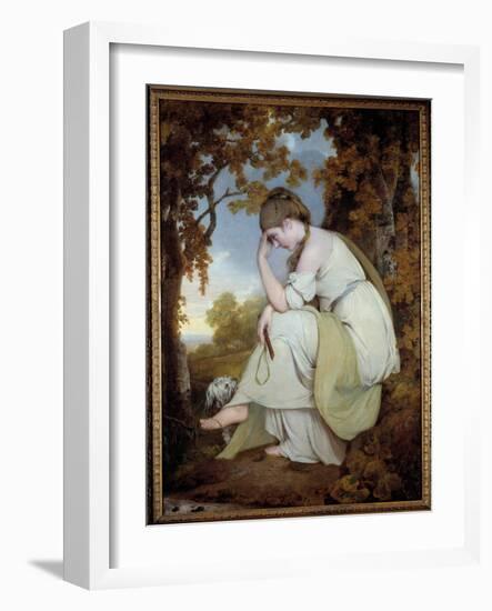 Maria Painting by Joseph Wright of Derby (1734-1797), 1784 Derby, Derby Museum-Joseph Wright of Derby-Framed Giclee Print