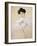 Maria Pavlovna Botkina, 1905 (Pencil, Chalk, Sanguine on Paper)-Valentin Aleksandrovich Serov-Framed Giclee Print