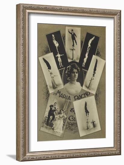 Maria Racko. The leading Act in this line-null-Framed Giclee Print