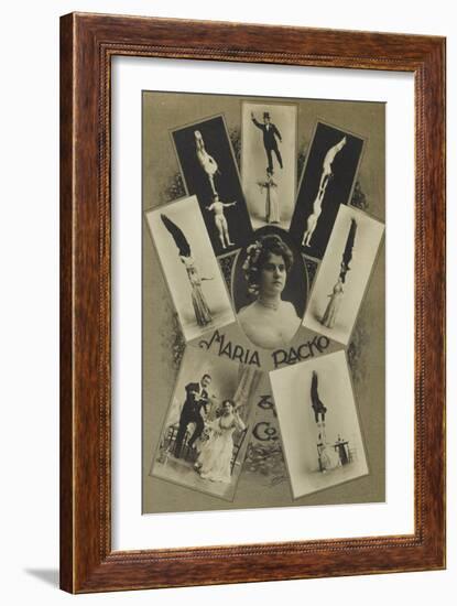 Maria Racko. The leading Act in this line-null-Framed Giclee Print