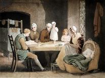 Three Generations Listening to a Reading from the Family Bible, C1800-Maria Spilsbury-Giclee Print