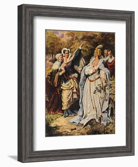 'Maria Stuart 1542-1587 und Elisabeth v. England 1533-1603', 1934-Unknown-Framed Giclee Print