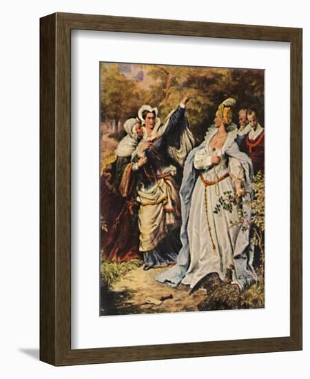 'Maria Stuart 1542-1587 und Elisabeth v. England 1533-1603', 1934-Unknown-Framed Giclee Print