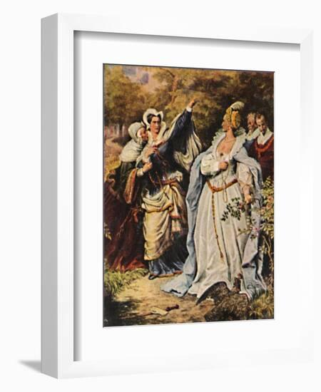 'Maria Stuart 1542-1587 und Elisabeth v. England 1533-1603', 1934-Unknown-Framed Giclee Print