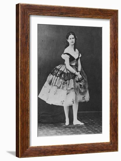 Maria Surovshchikova-Petipa, Russian Ballet Dancer, C1861-Felix Nadar-Framed Giclee Print